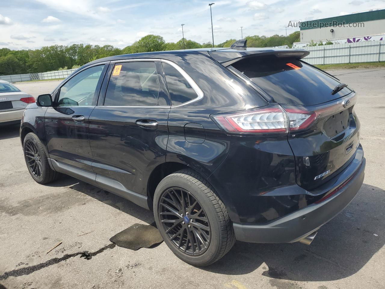 2017 Ford Edge Titanium Black vin: 2FMPK3K95HBB21067