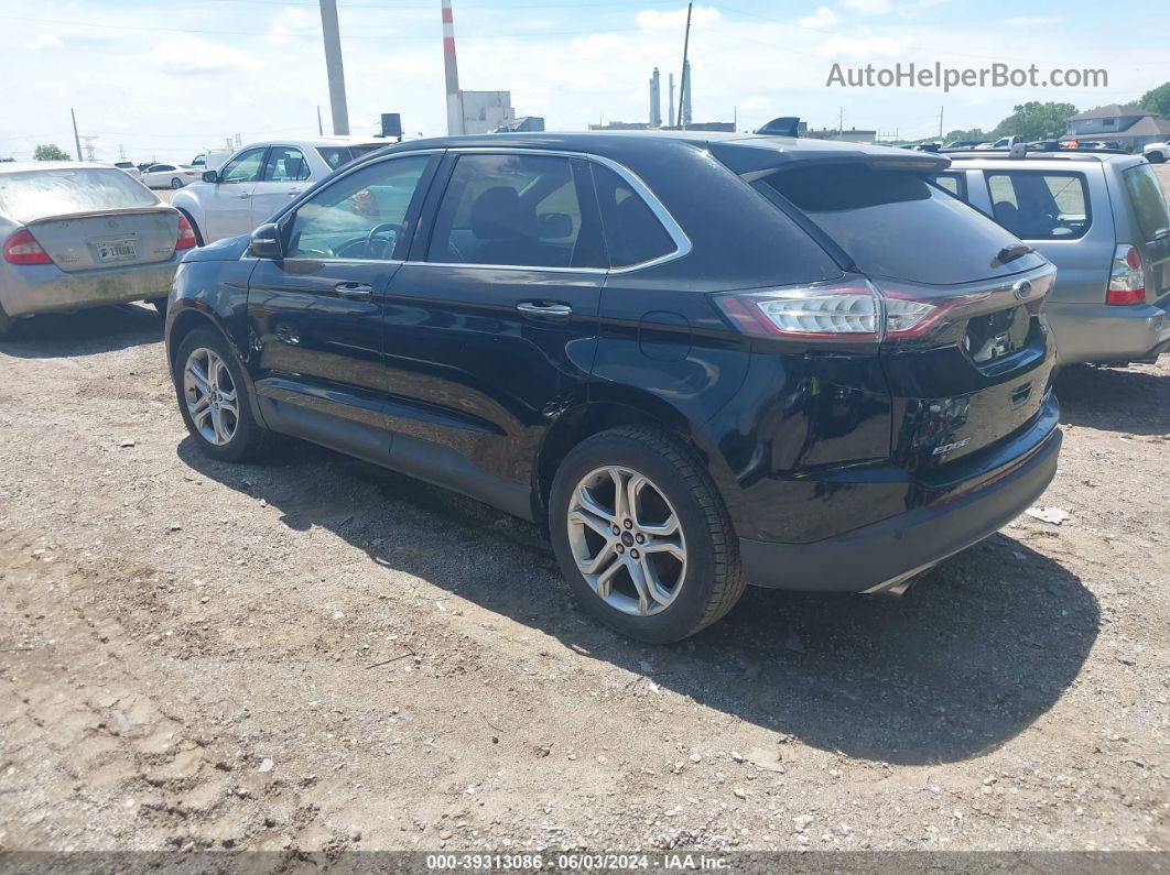 2017 Ford Edge Titanium Black vin: 2FMPK3K95HBB29668