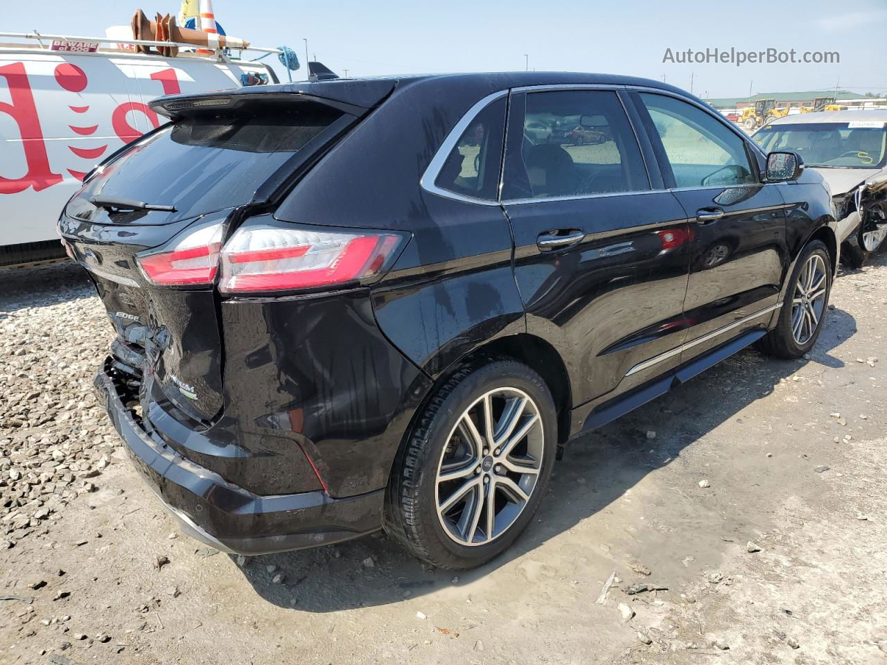 2019 Ford Edge Titanium Black vin: 2FMPK3K95KBB26549