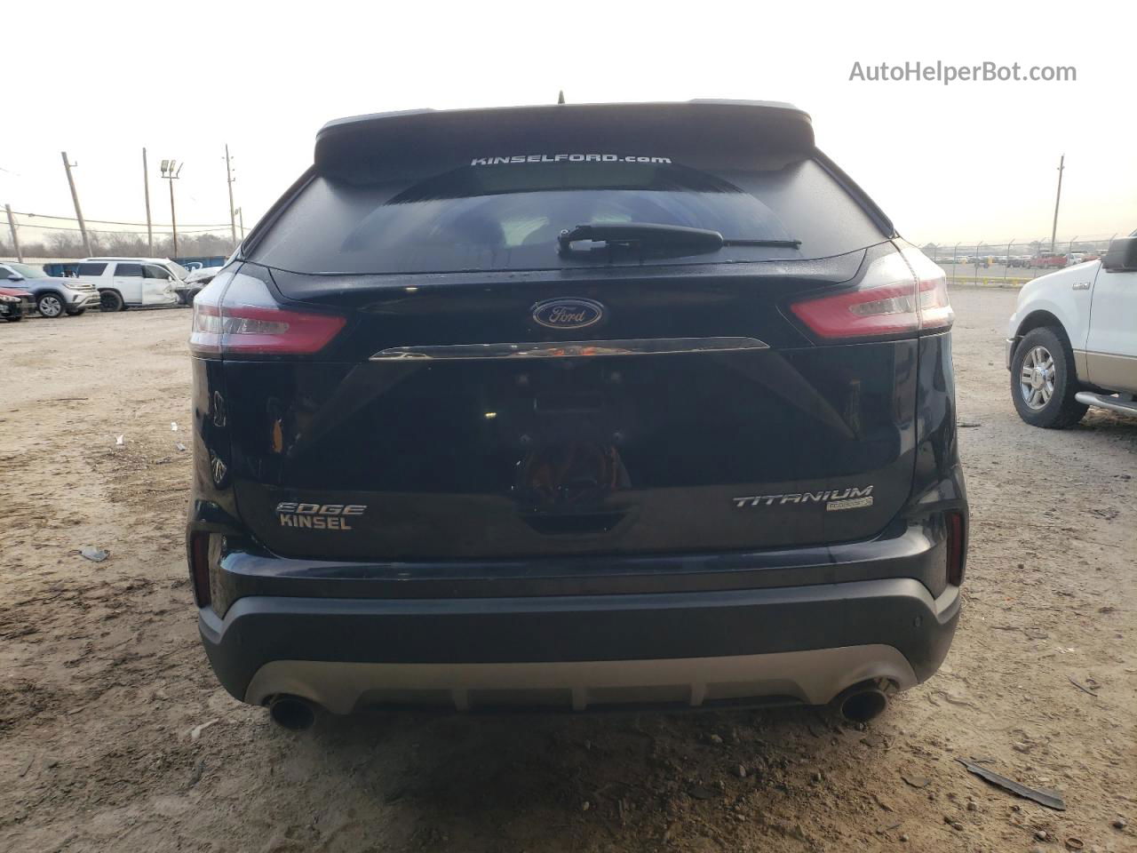 2019 Ford Edge Titanium Black vin: 2FMPK3K95KBB53573