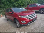 2015 Ford Edge Titanium Red vin: 2FMPK3K96FBC25905