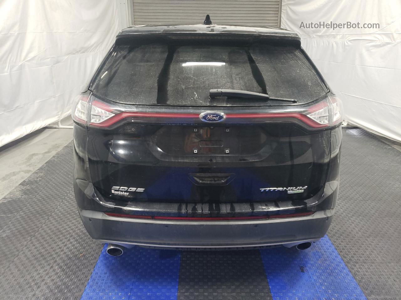 2017 Ford Edge Titanium Black vin: 2FMPK3K96HBB11695