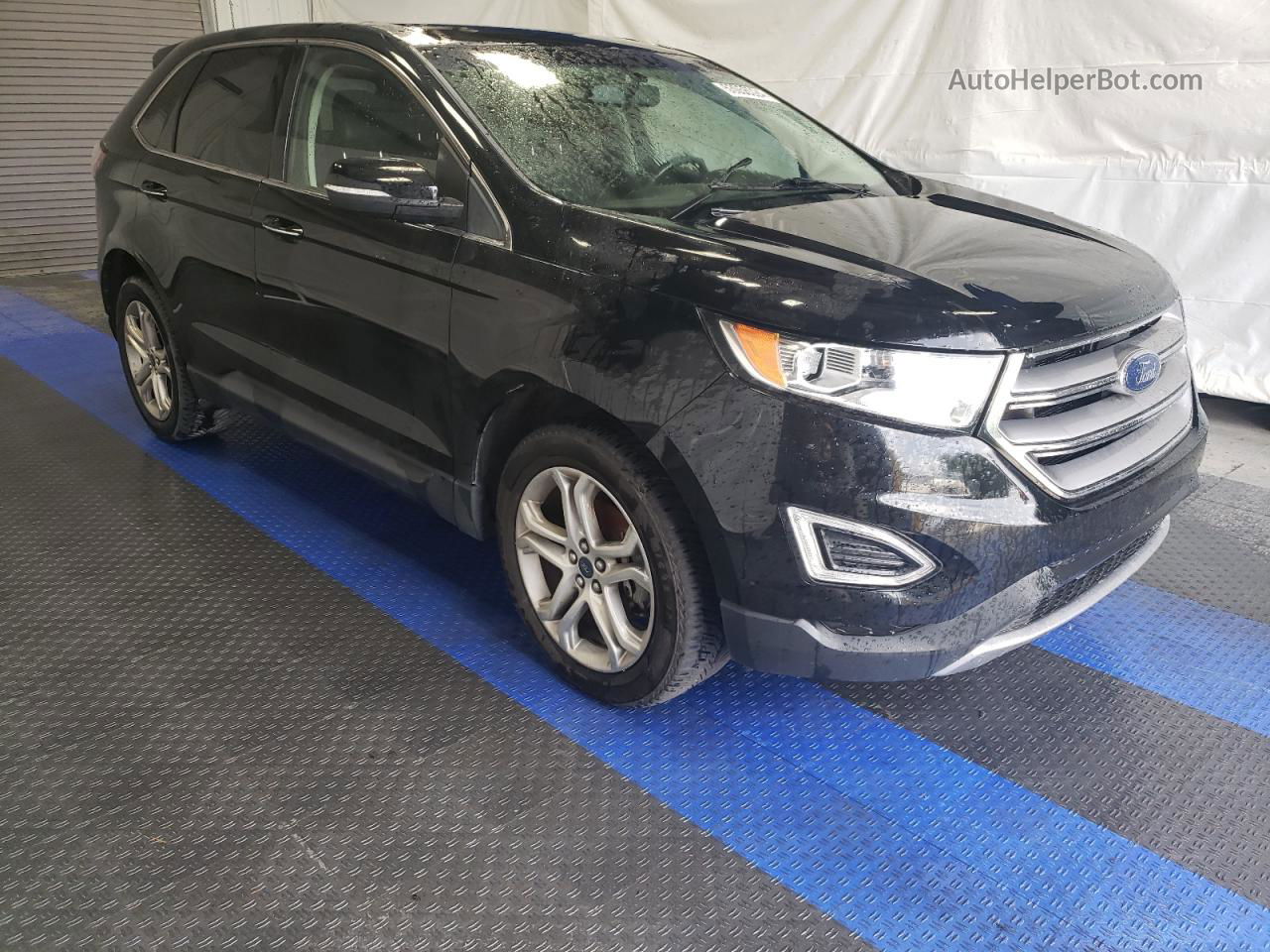 2017 Ford Edge Titanium Black vin: 2FMPK3K96HBB11695