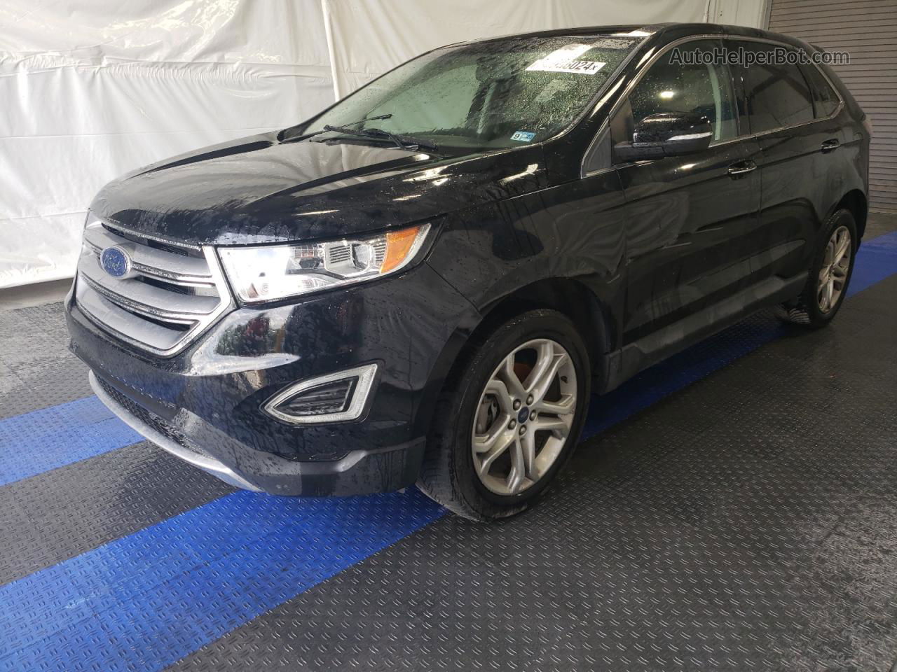 2017 Ford Edge Titanium Black vin: 2FMPK3K96HBB11695