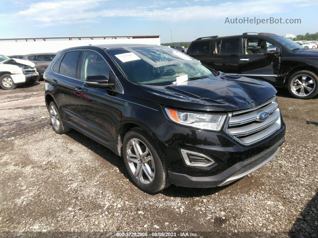 2017 Ford Edge Titanium Black vin: 2FMPK3K96HBB12443