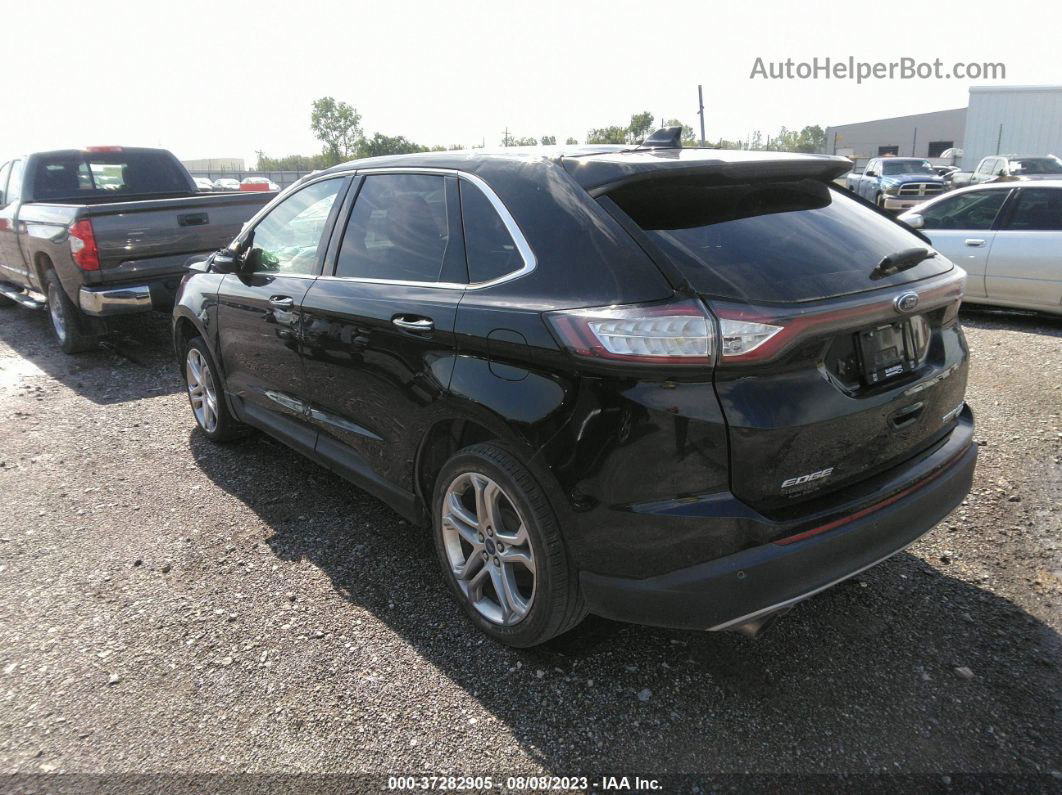 2017 Ford Edge Titanium Black vin: 2FMPK3K96HBB12443