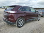 2017 Ford Edge Titanium Burgundy vin: 2FMPK3K96HBC54615