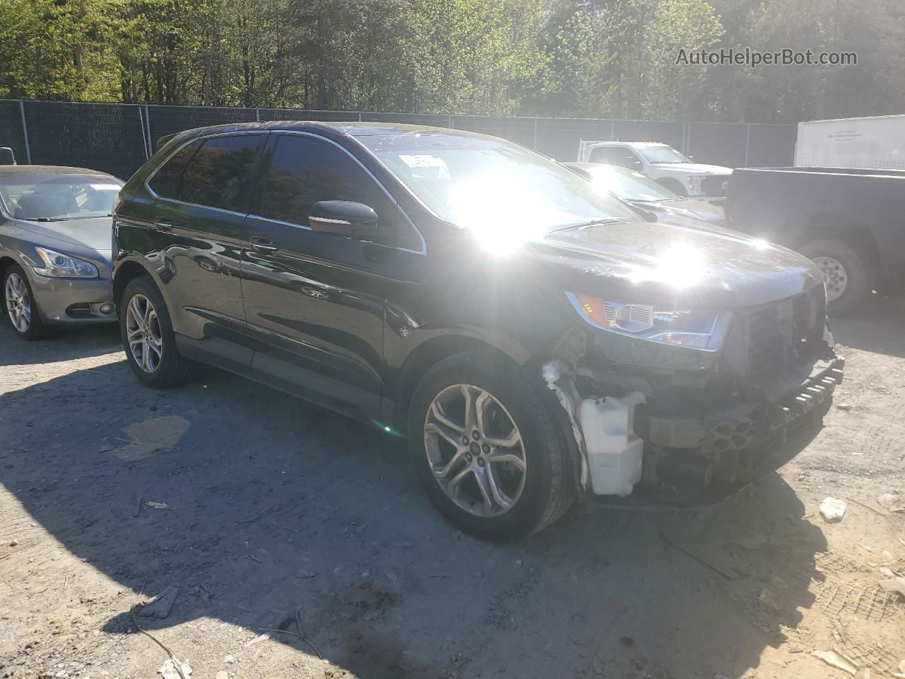 2018 Ford Edge Titanium Black vin: 2FMPK3K96JBB36506