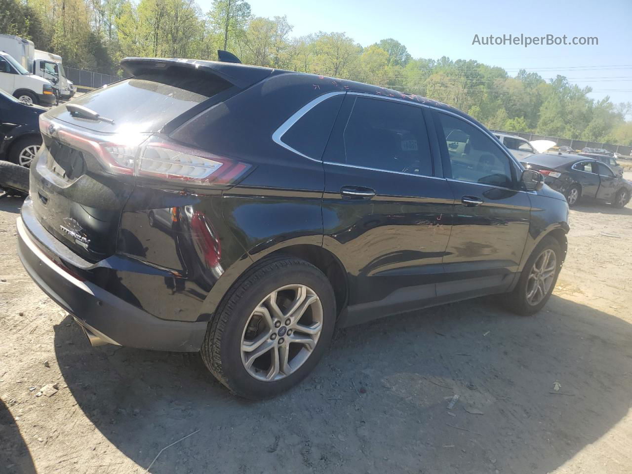 2018 Ford Edge Titanium Black vin: 2FMPK3K96JBB36506