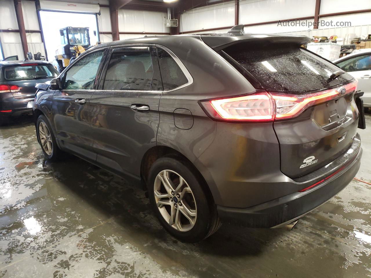 2018 Ford Edge Titanium Gray vin: 2FMPK3K96JBB67562