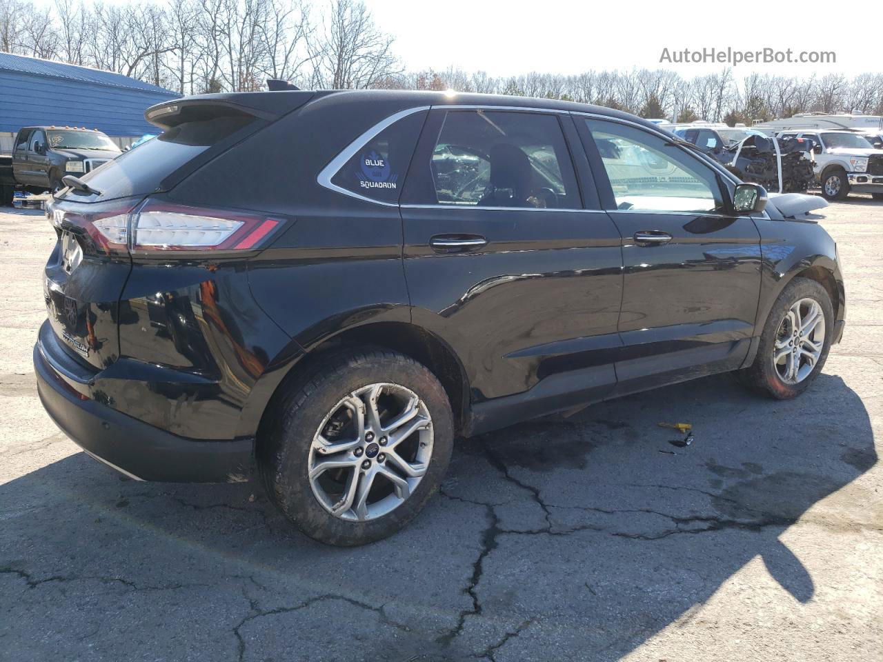 2018 Ford Edge Titanium Black vin: 2FMPK3K96JBB80330