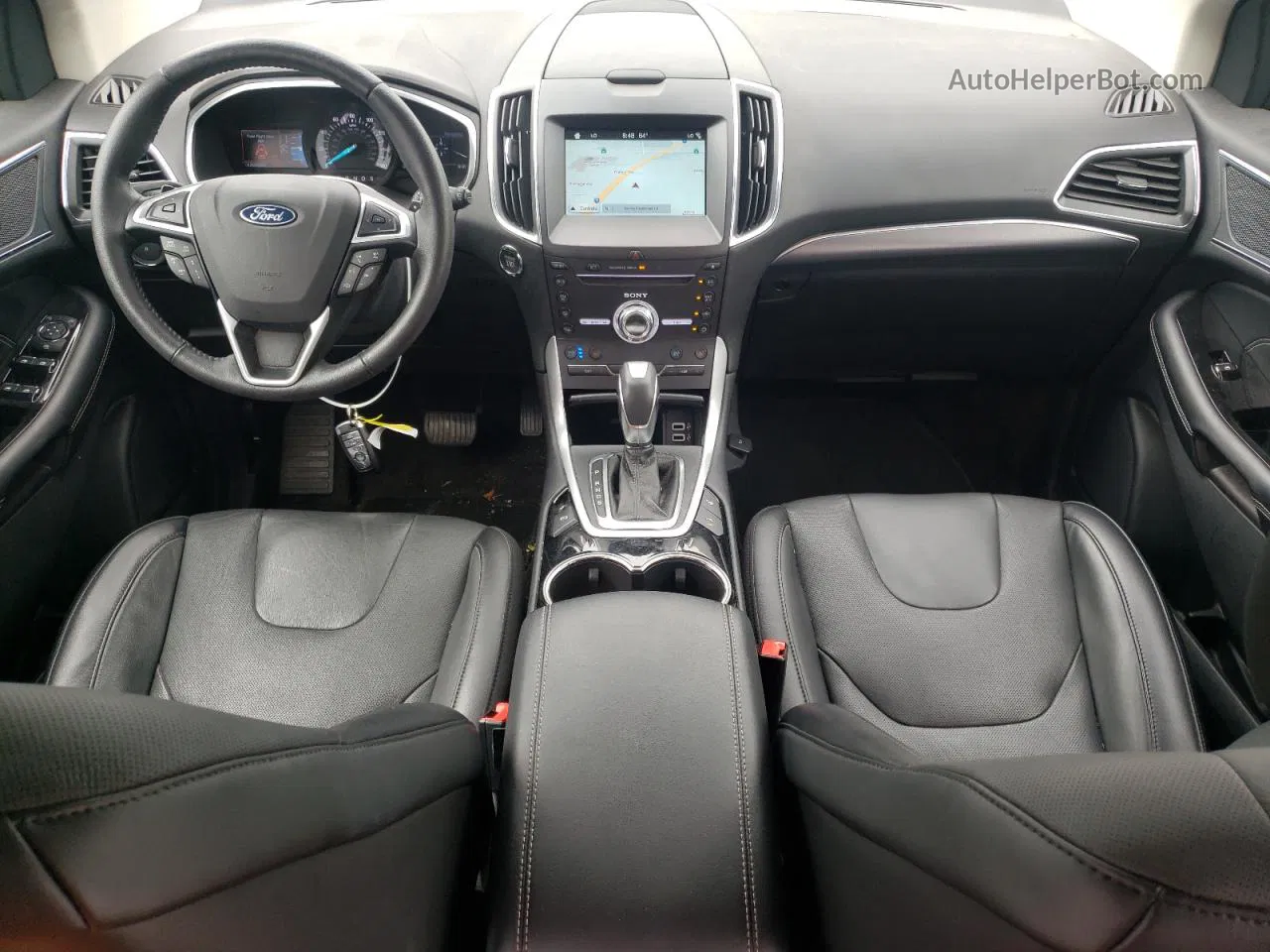 2018 Ford Edge Titanium Серый vin: 2FMPK3K96JBC23516