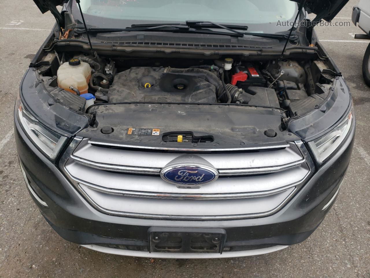 2018 Ford Edge Titanium Серый vin: 2FMPK3K96JBC23516