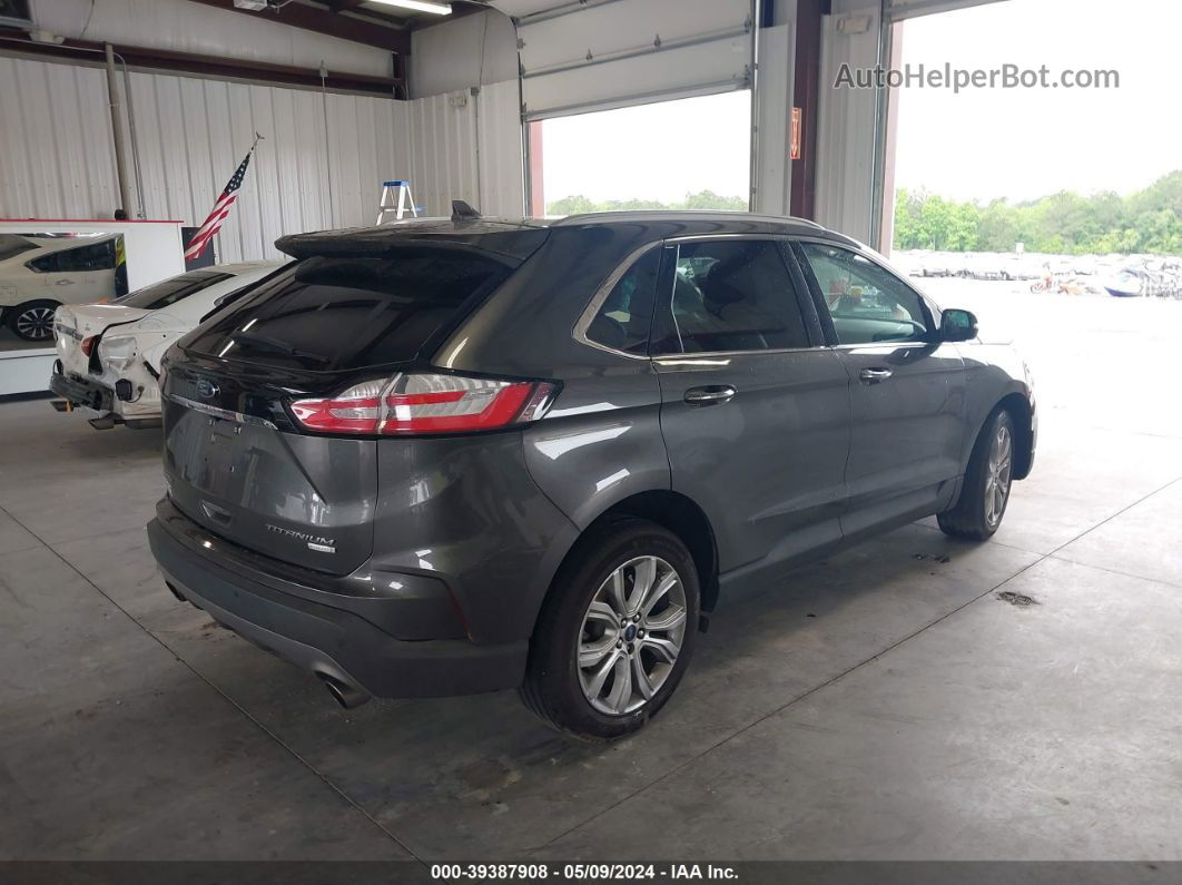 2019 Ford Edge Titanium Gray vin: 2FMPK3K96KBB62816