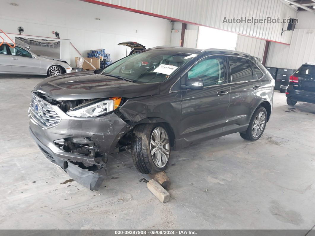 2019 Ford Edge Titanium Серый vin: 2FMPK3K96KBB62816