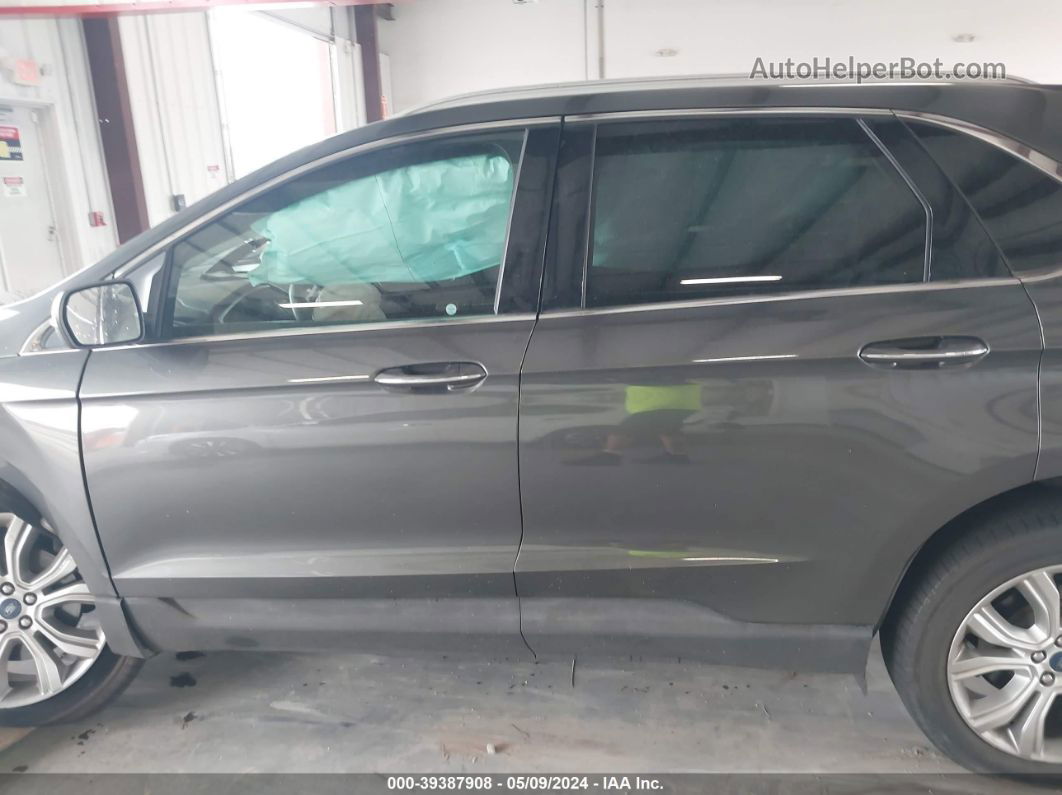 2019 Ford Edge Titanium Gray vin: 2FMPK3K96KBB62816