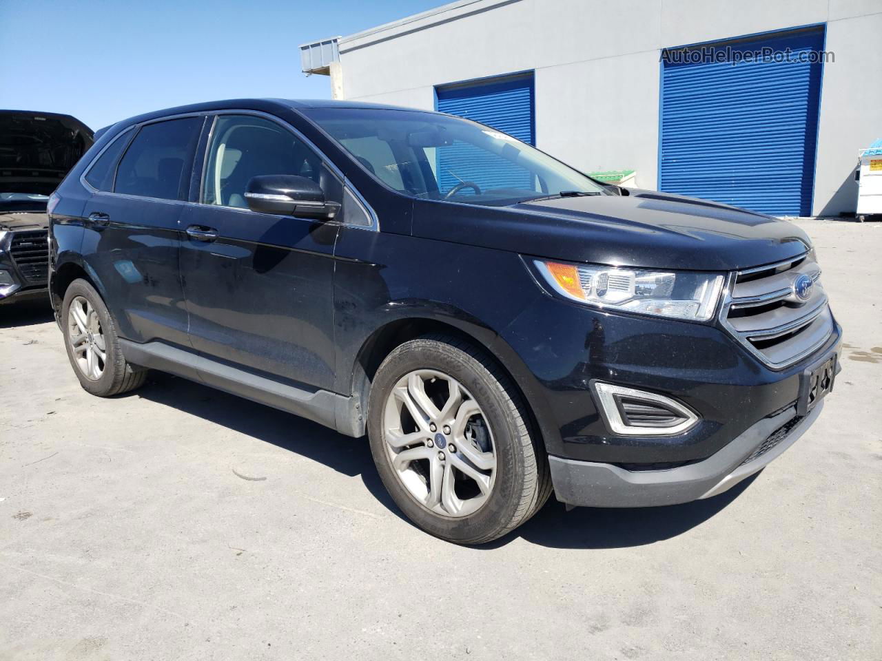 2017 Ford Edge Titanium Black vin: 2FMPK3K97HBB57973