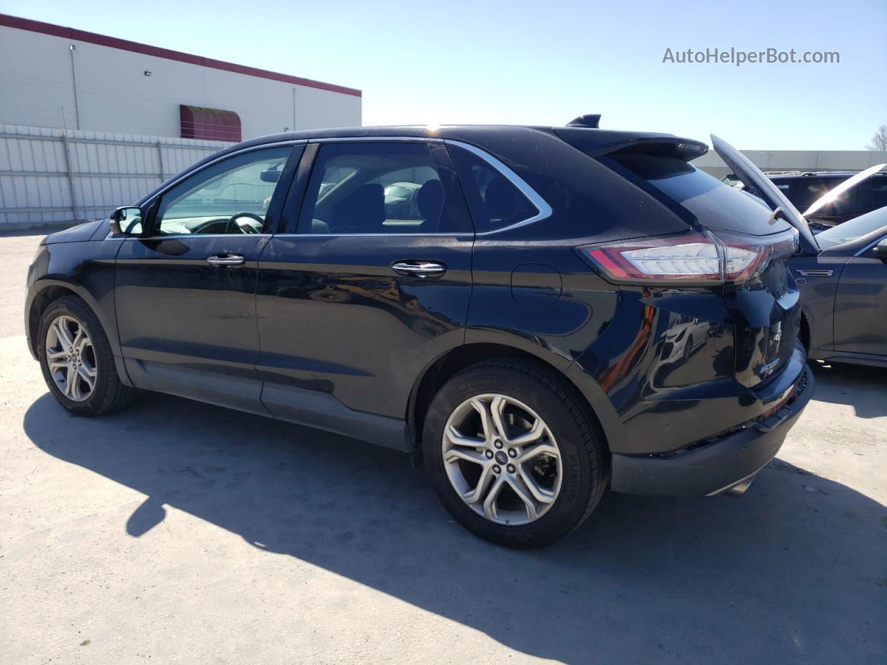 2017 Ford Edge Titanium Black vin: 2FMPK3K97HBB57973