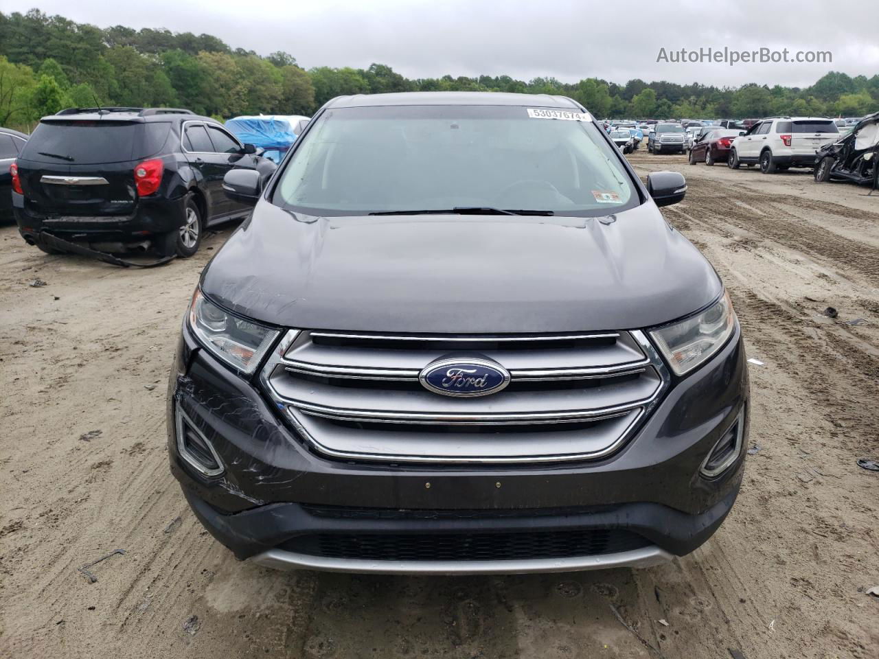 2017 Ford Edge Titanium Black vin: 2FMPK3K97HBB75986