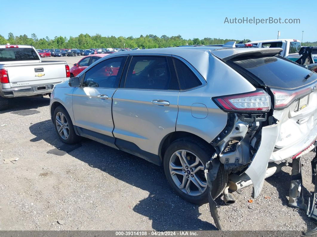 2018 Ford Edge Titanium Silver vin: 2FMPK3K97JBB19858