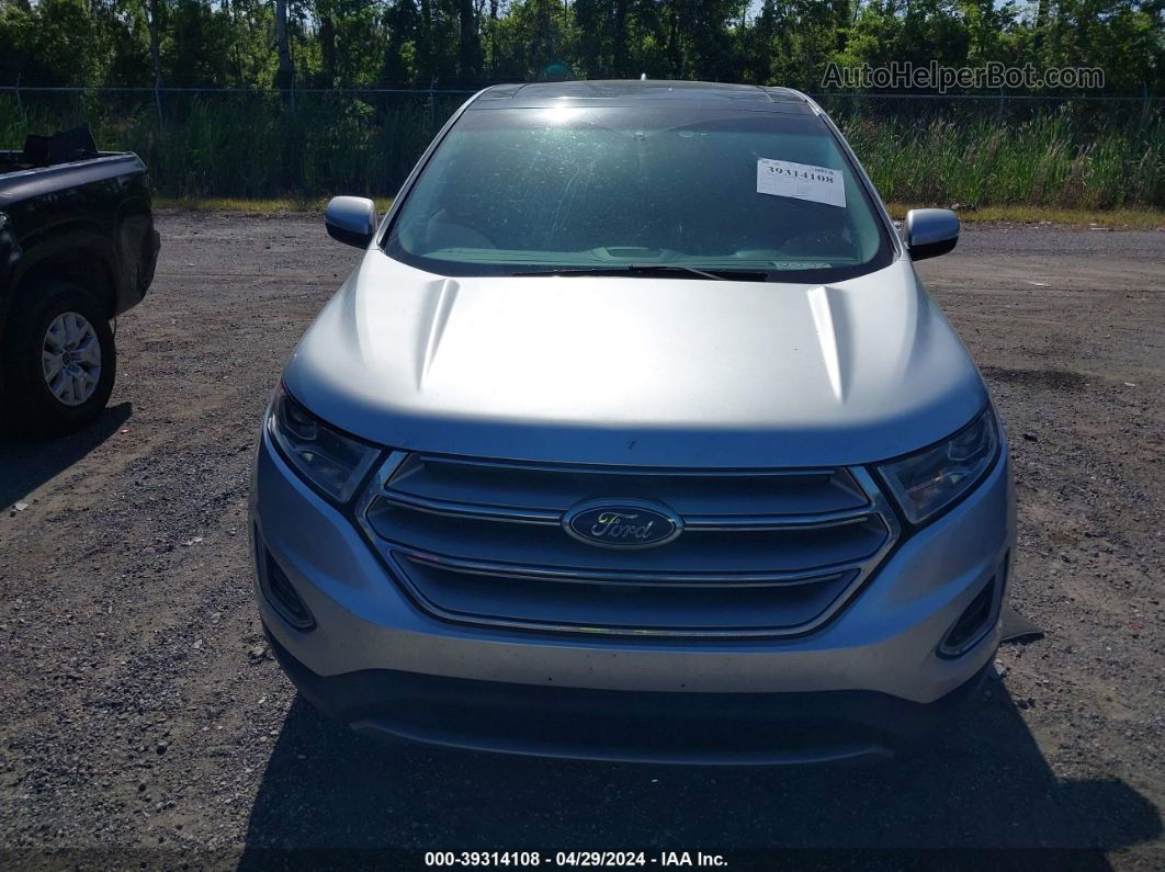 2018 Ford Edge Titanium Silver vin: 2FMPK3K97JBB19858