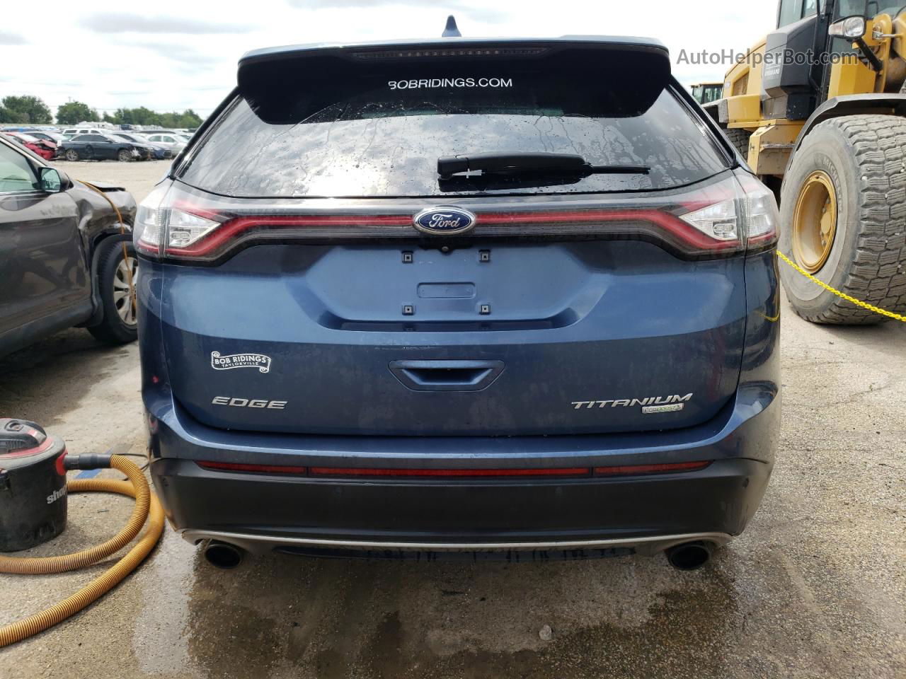 2018 Ford Edge Titanium Blue vin: 2FMPK3K97JBB31704