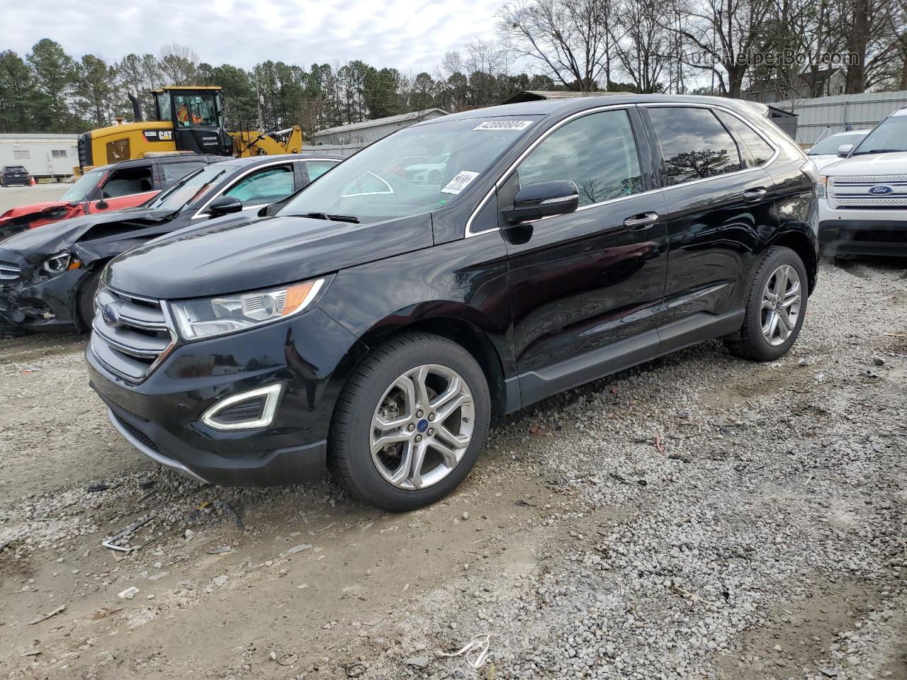 2018 Ford Edge Titanium Black vin: 2FMPK3K97JBB42136