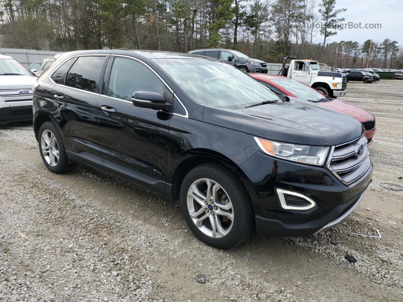 2018 Ford Edge Titanium Black vin: 2FMPK3K97JBB42136