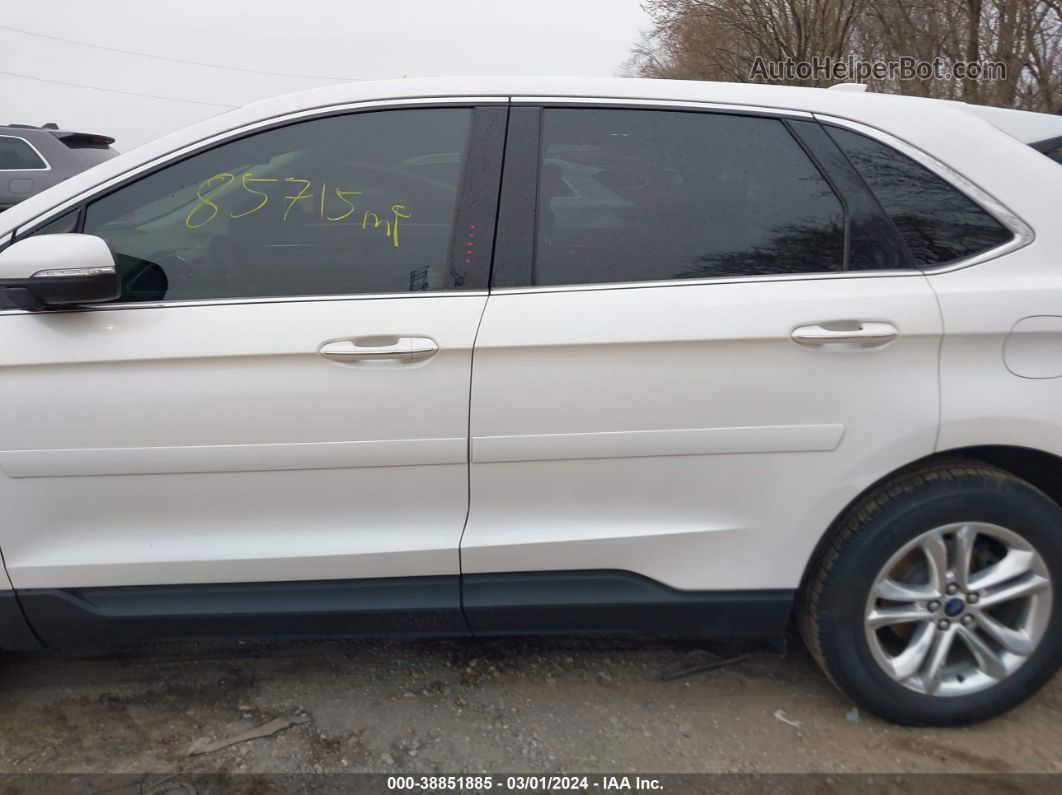 2018 Ford Edge Titanium White vin: 2FMPK3K97JBC39577