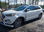 2019 Ford Edge Titanium White vin: 2FMPK3K97KBC16317