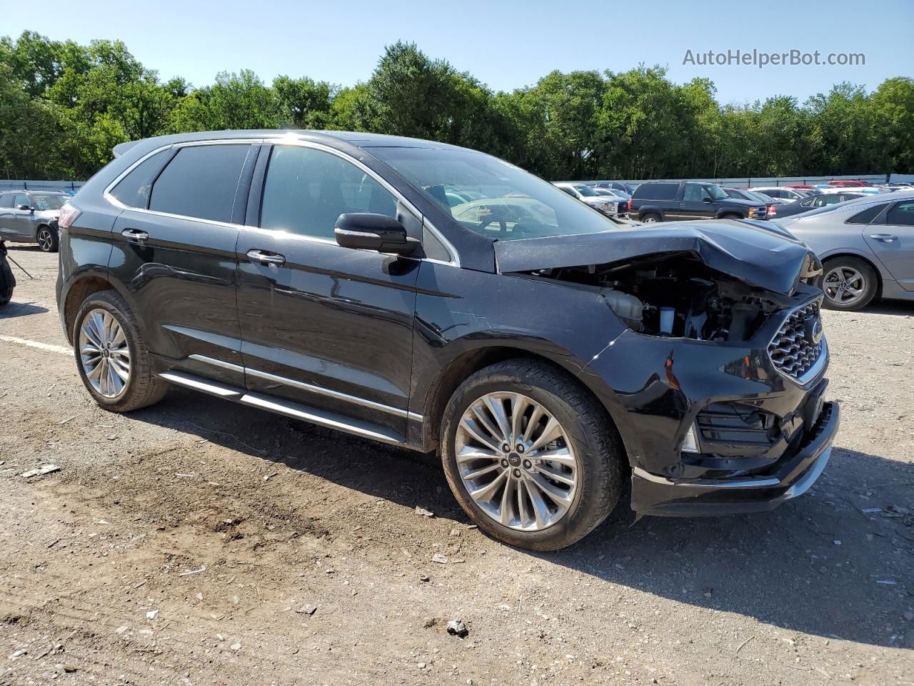 2020 Ford Edge Titanium Black vin: 2FMPK3K97LBA10903