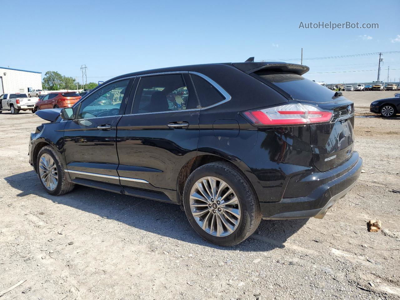 2020 Ford Edge Titanium Black vin: 2FMPK3K97LBA10903