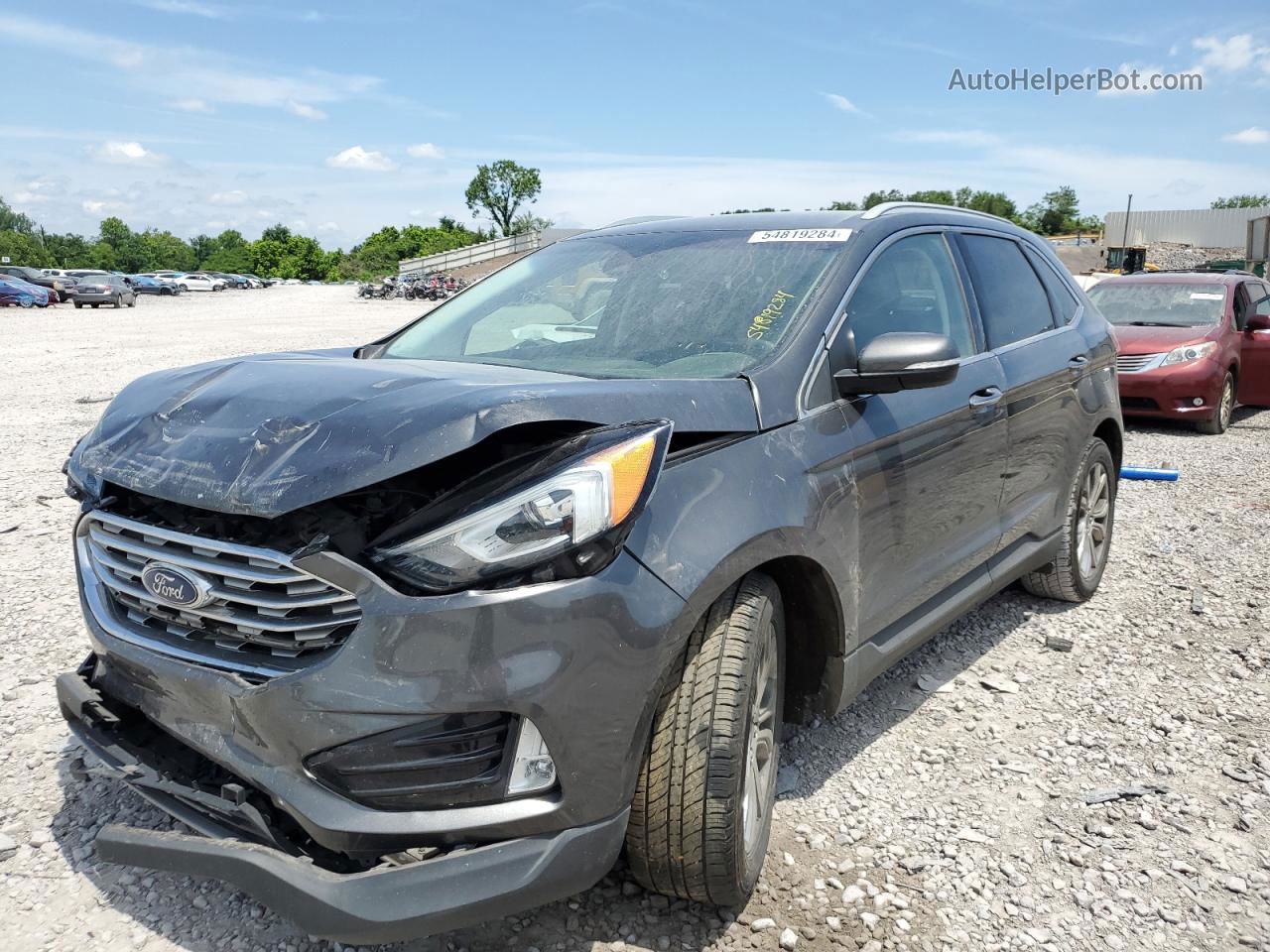 2020 Ford Edge Titanium Charcoal vin: 2FMPK3K97LBA15969