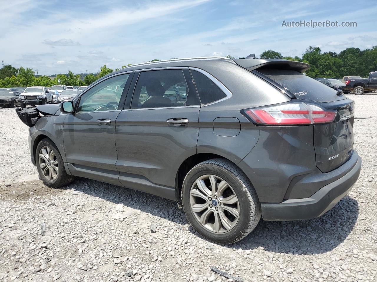 2020 Ford Edge Titanium Charcoal vin: 2FMPK3K97LBA15969