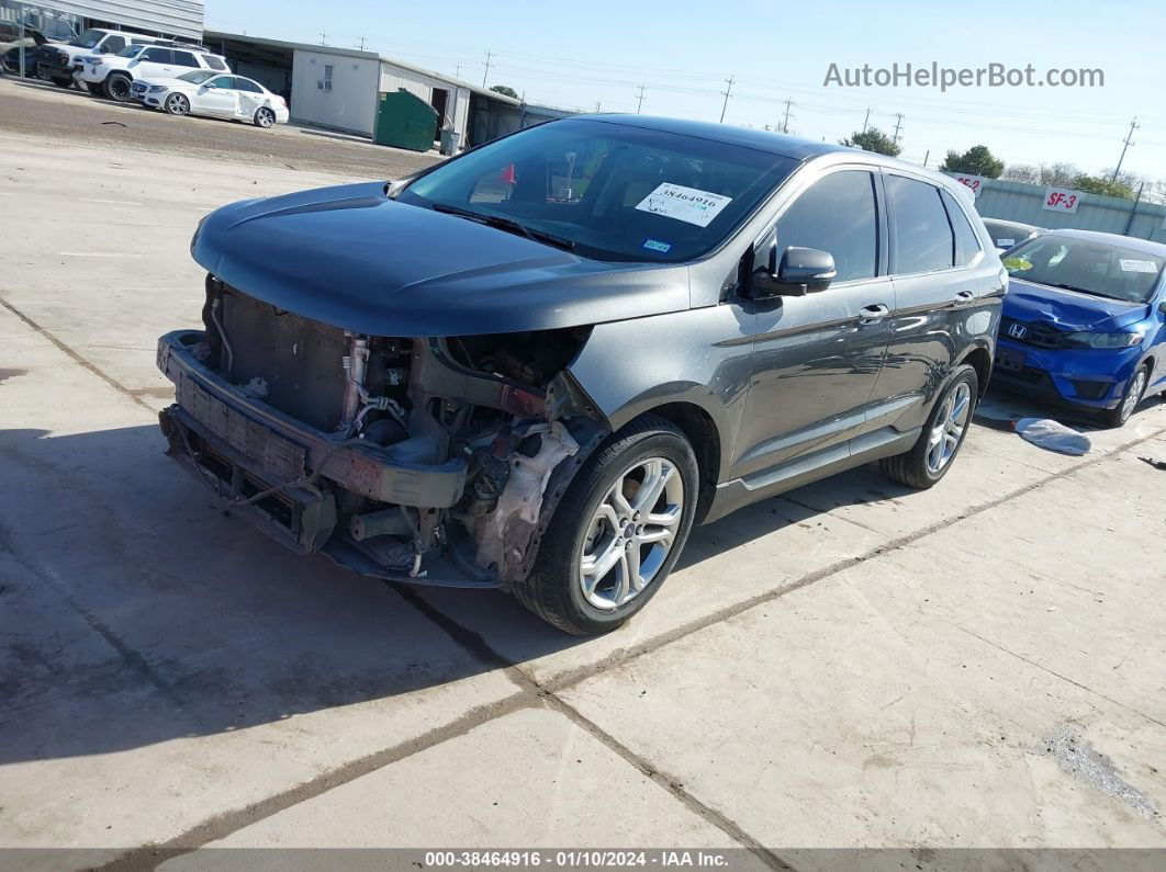 2016 Ford Edge Titanium Серый vin: 2FMPK3K98GBB05850