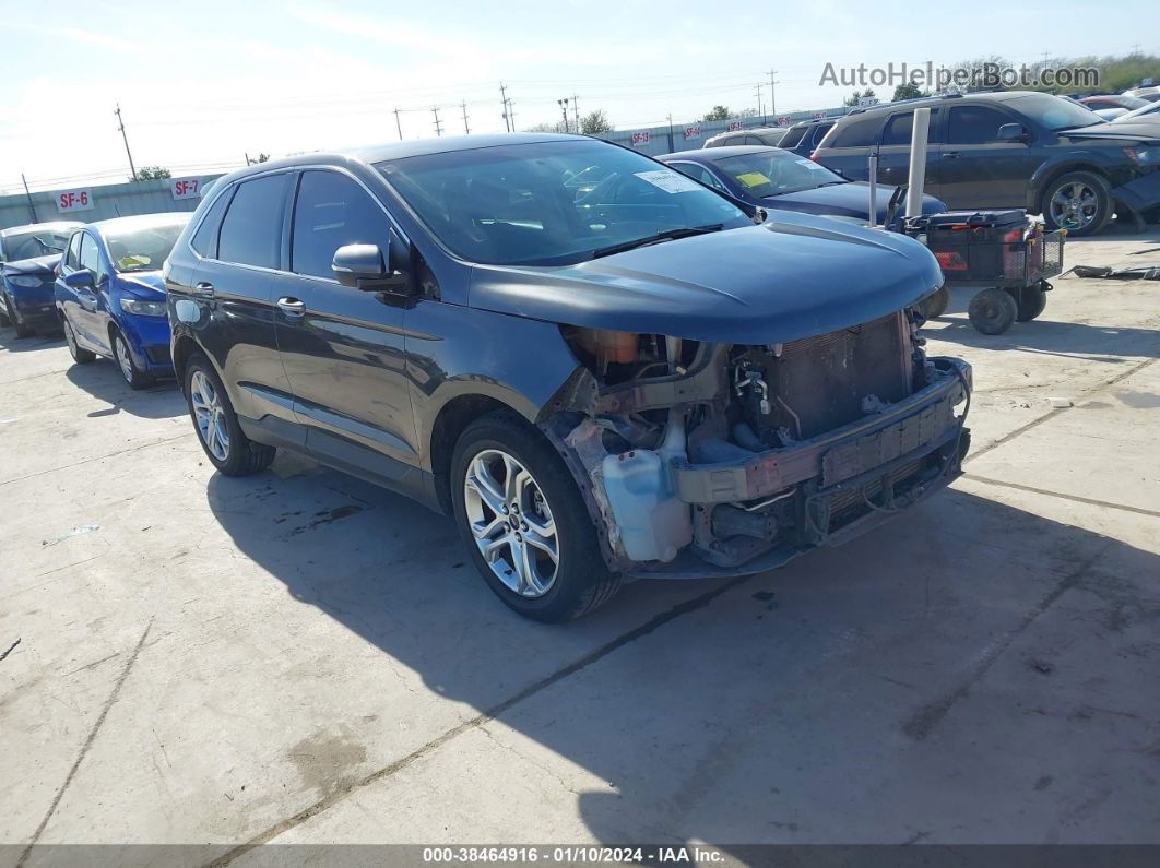 2016 Ford Edge Titanium Gray vin: 2FMPK3K98GBB05850