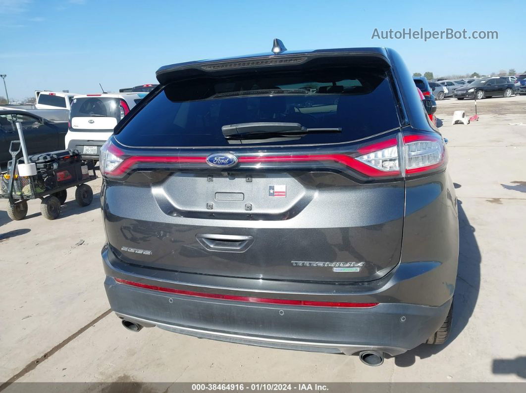 2016 Ford Edge Titanium Серый vin: 2FMPK3K98GBB05850