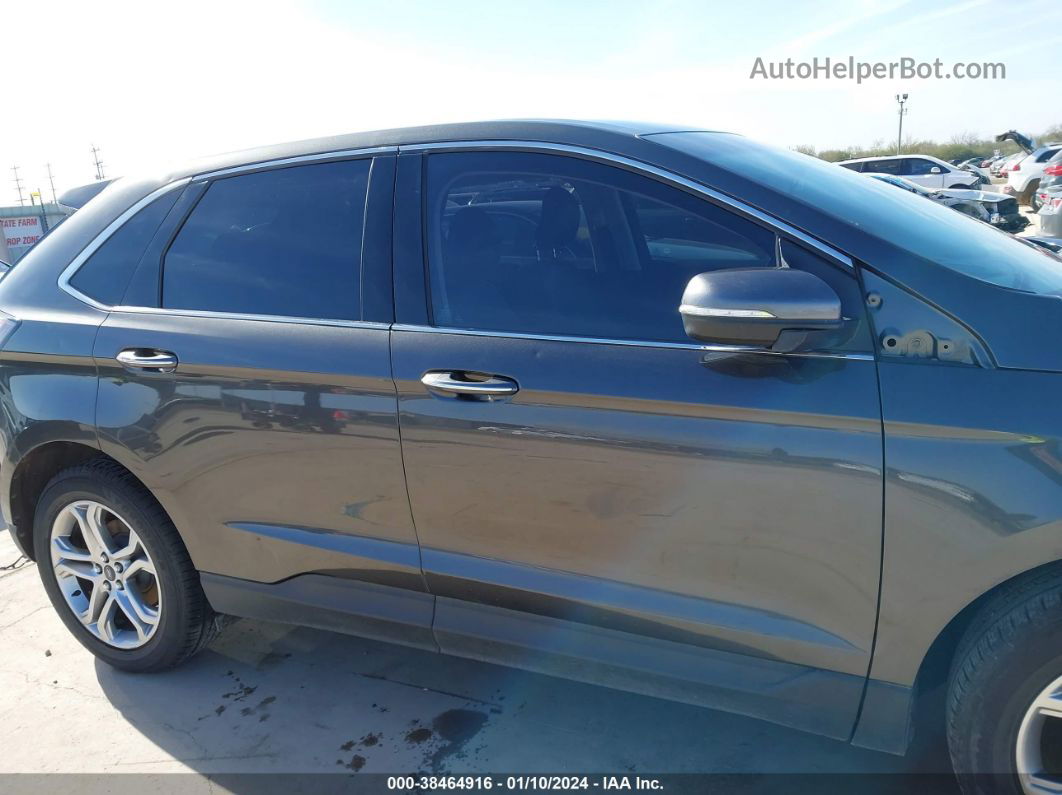 2016 Ford Edge Titanium Серый vin: 2FMPK3K98GBB05850