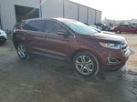 2016 Ford Edge Titanium Burgundy vin: 2FMPK3K98GBC56641