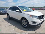 2017 Ford Edge Titanium White vin: 2FMPK3K98HBB79416