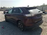 2017 Ford Edge Titanium Burgundy vin: 2FMPK3K98HBC51411