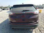 2017 Ford Edge Titanium Burgundy vin: 2FMPK3K98HBC51411