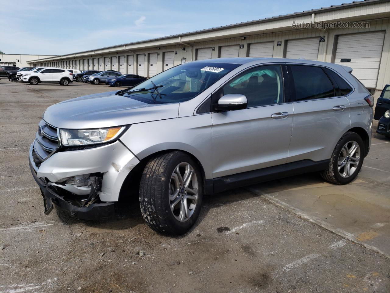 2018 Ford Edge Titanium White vin: 2FMPK3K98JBB07931