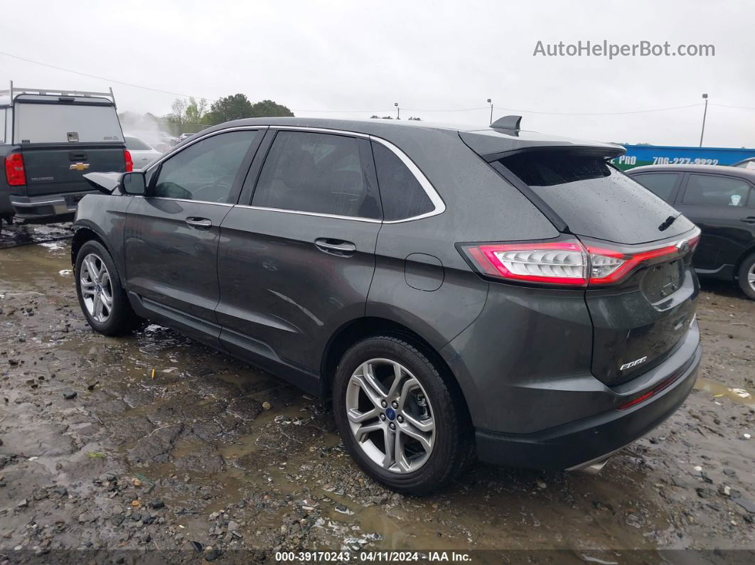 2018 Ford Edge Titanium Gray vin: 2FMPK3K98JBB22901