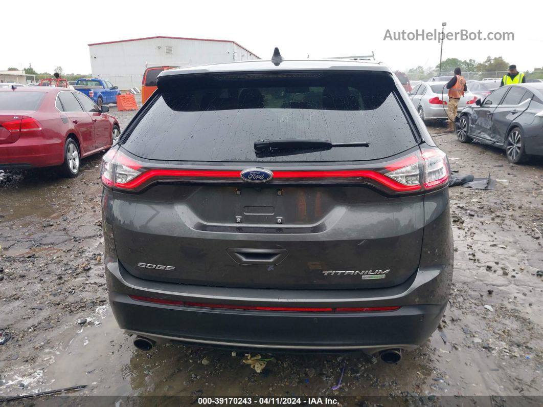 2018 Ford Edge Titanium Gray vin: 2FMPK3K98JBB22901