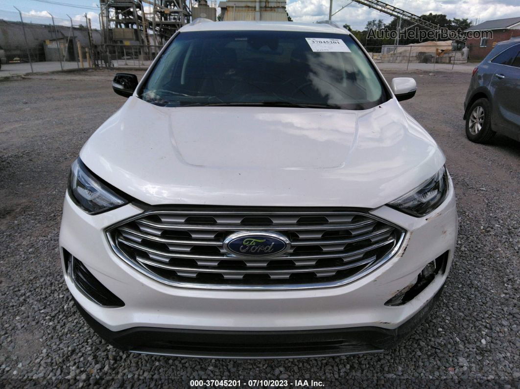 2019 Ford Edge Titanium Белый vin: 2FMPK3K98KBB92089