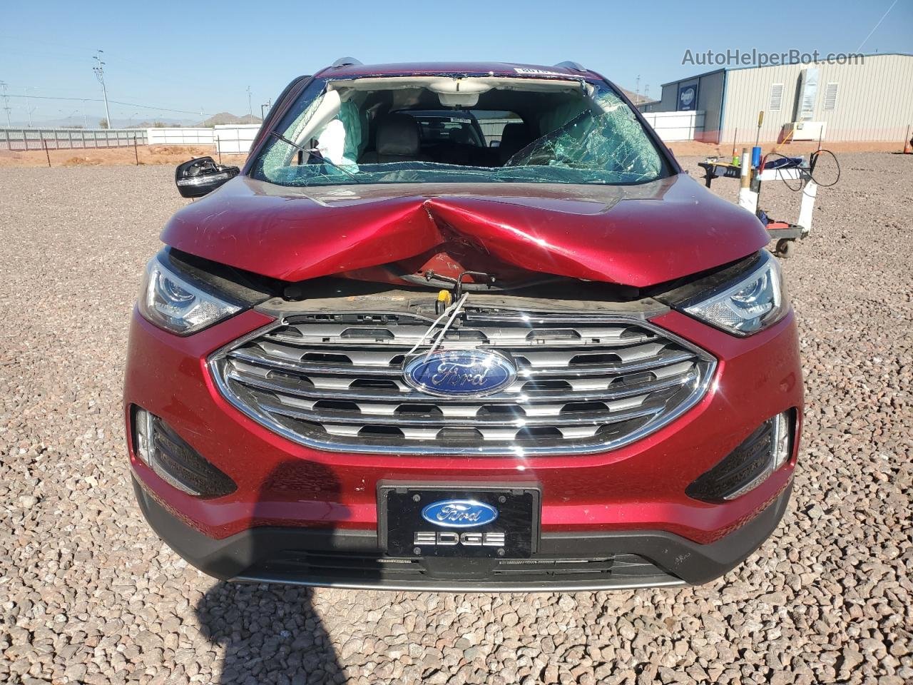 2019 Ford Edge Titanium Red vin: 2FMPK3K98KBC74209