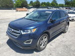 2017 Ford Edge Titanium Синий vin: 2FMPK3K99HBC28588