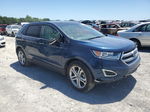 2017 Ford Edge Titanium Синий vin: 2FMPK3K99HBC28588