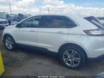 2017 Ford Edge Titanium White vin: 2FMPK3K99HBC54494